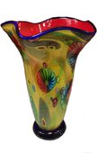 Ваза Top Art Studio из цветного стекла 42см ZB2176-TA