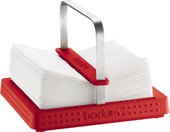 Подставка под салфетки Bistro 20x20см, красная Bodum 11231-294
