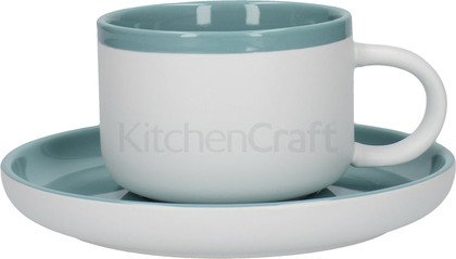 Чайная пара KitchenCraft La Cafetiere Barcelona Ретро Блю, 260мл C000396