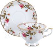 Чайная пара Porcelaine Czech Gold Hands Шиповник, низкая, 220мл IWB013S220NС…1