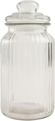 Ёмкость для хранения T&G Glass Jars Ribbed, 1300мл 13003