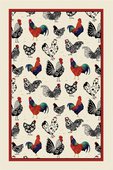 Льняное чайное полотенце "Петух" (Rooster) Ulster Weavers UWLTT000ROO