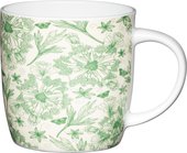Кружка KitchenCraft Botanical Leaf, 425мл KCMBAR134