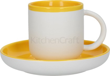Кофейная пара KitchenCraft La Cafetiere Barcelona, Янтарный, 130мл C000414