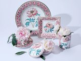 Подставка для мелочей ИФЗ Квадратная, Дивный пион, 16.4x16.4см, фарфор, подарочная упаковка 81.34212.00.1