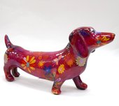 Копилка Такса TED фуксия Pomme-Pidou 148-00014/3