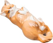 Скульптура ИФЗ Бублик Рыжик, 156x60мм, ручная роспись, фарфор 82.01654.00.1