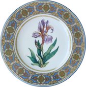 Тарелка декоративная ИФЗ Европейская, Нежный ирис, 270мм, подарочный набор, фарфор 81.32770.00.1