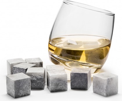 Набор кубиков из камня SagaForm Gold Club для охлаждения напитков, 9шт 5016350
