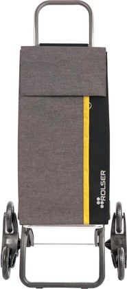 Сумка-тележка Rolser Kangaroo Tweed, 6 колёс, шагающая, складная, серая KAN007Gris