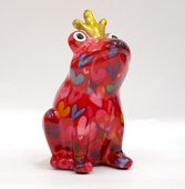 Копилка мини Царевна Лягушка, красный 9x8.5x14см Pomme-Pidou 148-00247/A