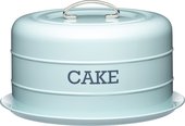 Тортовница KitchenCraft Living Nostalgia blue LNCTBLU