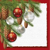 Салфетки для декупажа Paw Шишки, 20шт 33x33см TL658000