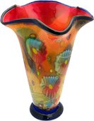 Ваза из цветного стекла 42см Top Art Studio ZB2176-TA