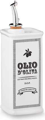 Бутылка для масла Nuova Cer Oliere Vintage квадратная, 500мл, белый 9506-BCO