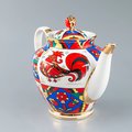 Чайник доливной ИФЗ Весенняя Народные узоры, 2000мл, фарфор 80.60810.00.1