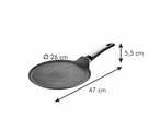 Сковорода для блинов Tescoma i-Premium Stone d26см 602454.00