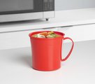 Кружка суповая Sistema Microwave, 656мл, красная 1107