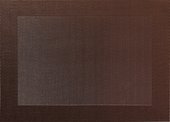 Салфетка под посуду Asa Selection с тканевой каймой, 46x33, коричневый 78054/076