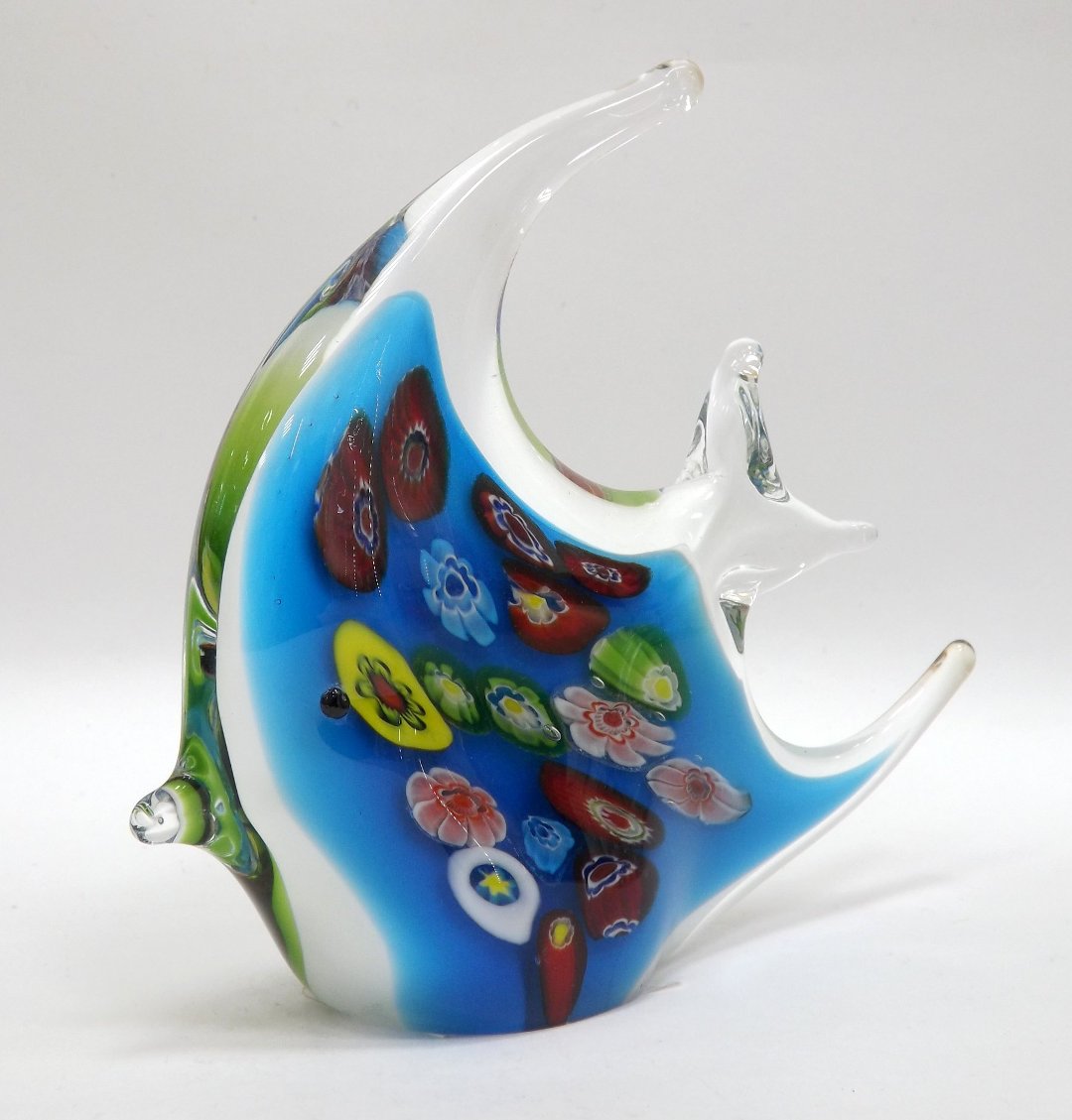 Стеклянная скульптура «Цветная рыбка» от Top Art Studio