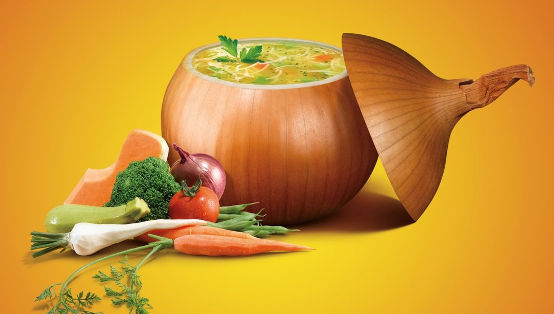 Иллюстрация к рецепту лукового супа