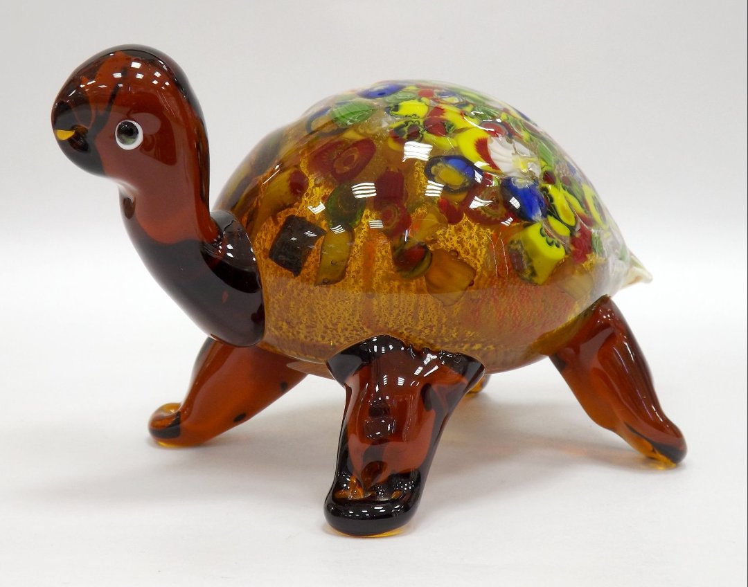 Стеклянная скульптура «Черепаха» от Top Art Studio