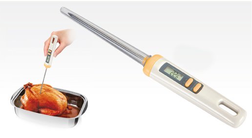 Цифровой термометр для кулинарных блюд из ассортимента новинок Tescoma, представленных в феврале 2015 года