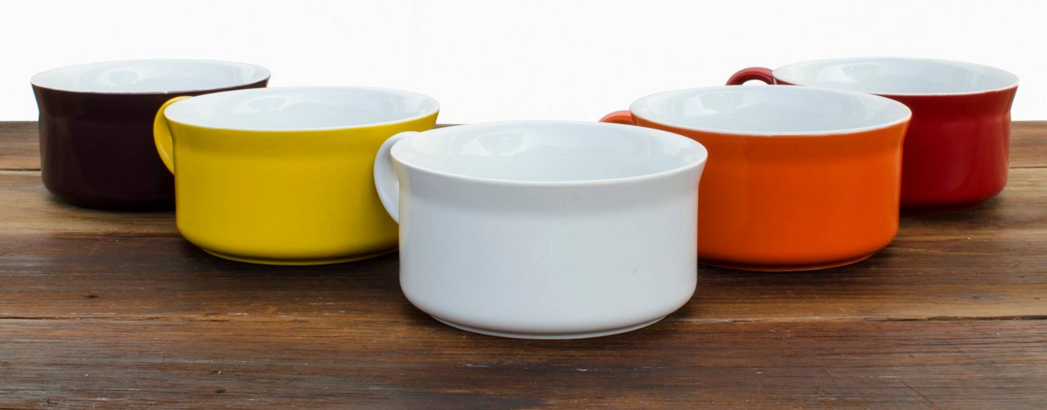 Новинки керамической посуды от Ceraflame 2014 года. Коллекция кружек для супа - вид А