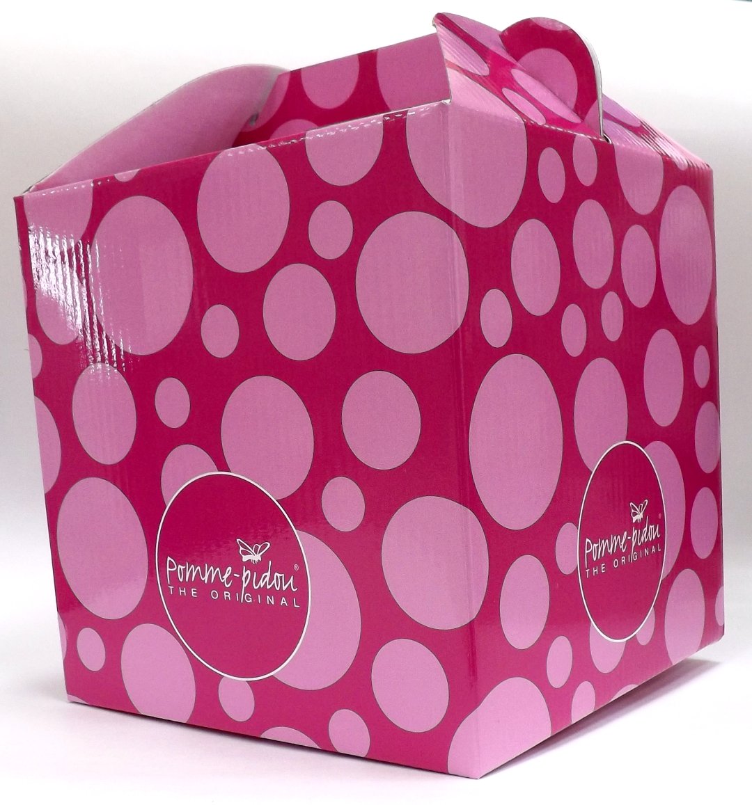 Розовая подарочная упаковка для керамической копилки от Pomme-Pidou