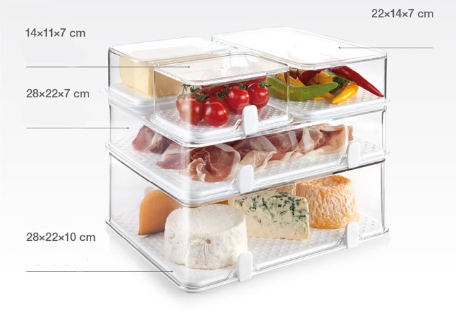 Контейнеры PURITY для чистоты продуктов и порядка в холодильнике из ассортимента новинок от Tescoma, представленных в сентябре 2015 года
