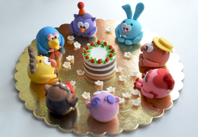 Сахарные фигурки для торта из ассортимента Лавки кулинара 2015 года